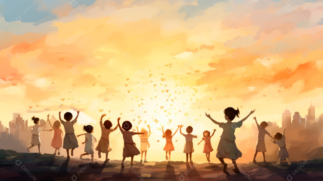 Dia da Criança, o nascimento dos direitos da criança 12 de outubro.