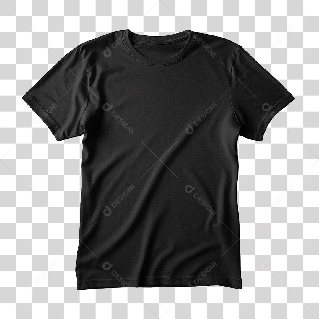 Camisa Preta PNG Transparente