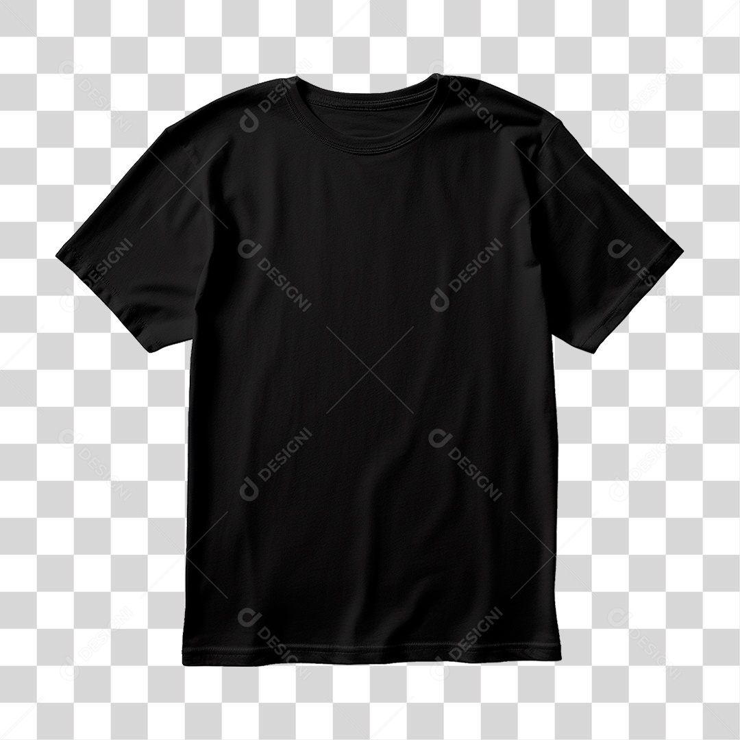 Camisa Preta PNG Transparente