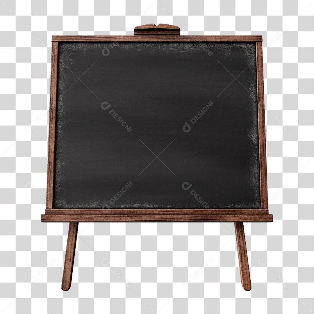 Quadro Negro PNG Transparente