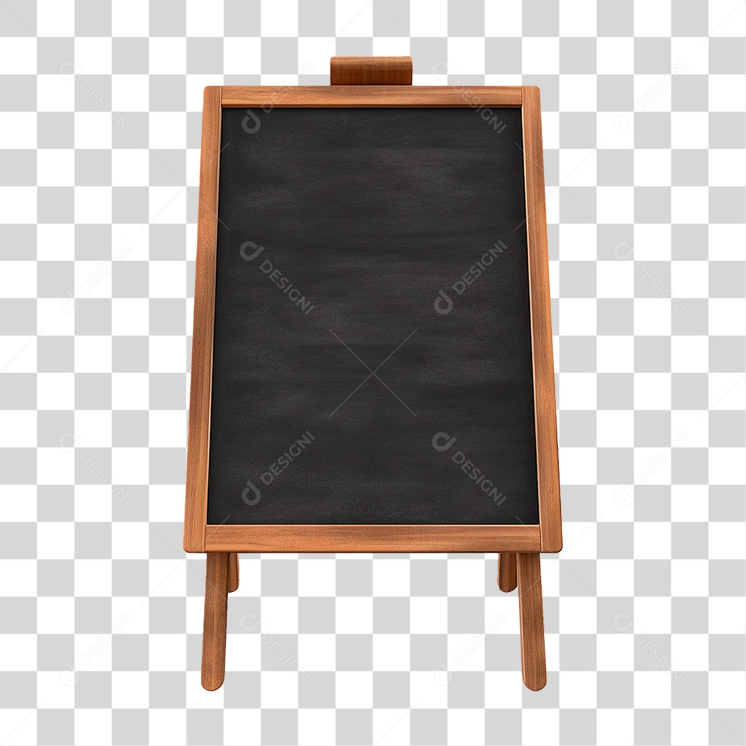 Quadro Negro PNG Transparente