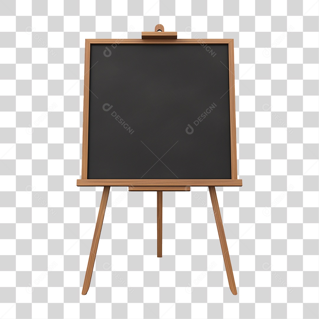 Quadro Negro Escola PNG Transparente