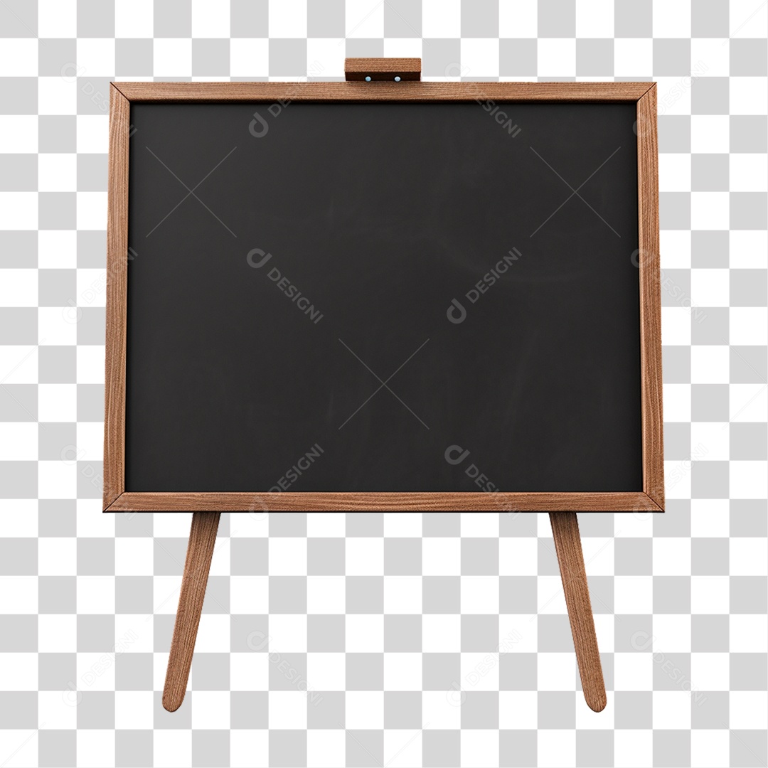 Quadro Negro PNG Transparente