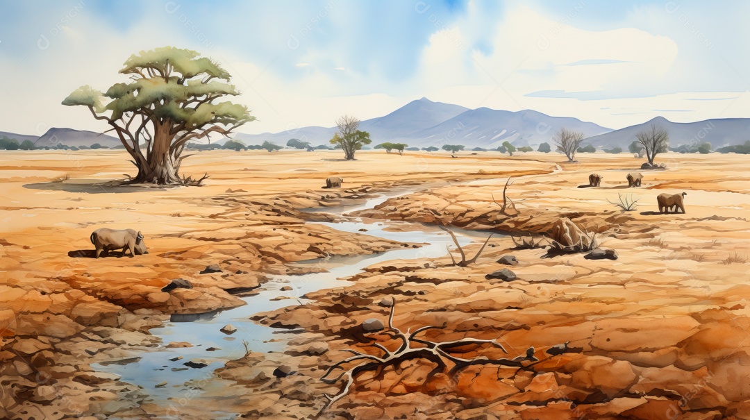 Dia Mundial Contra a Seca, 17 de junho IA Generativa.