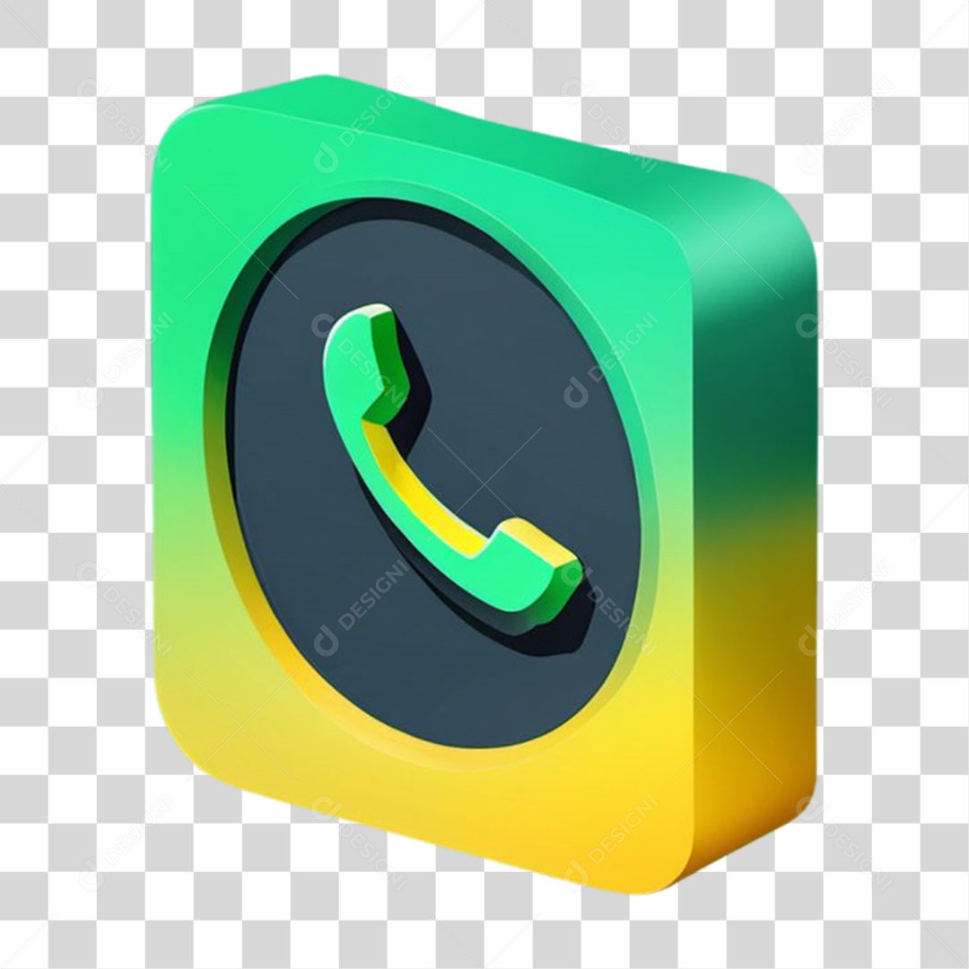 Elemento 3D Ícone de Ligações PNG Transparente