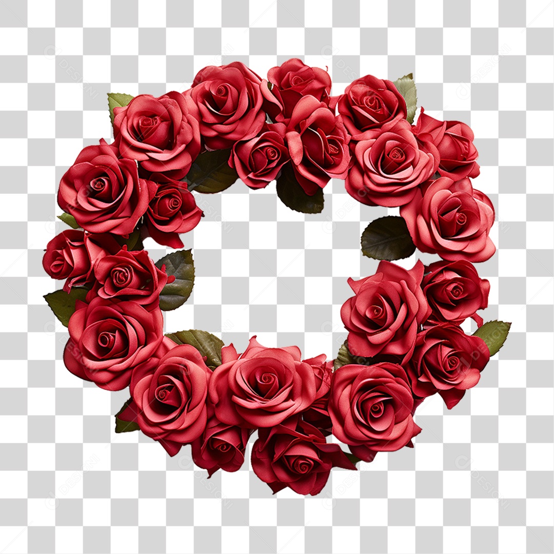 Guirlanda de Flores PNG Transparente