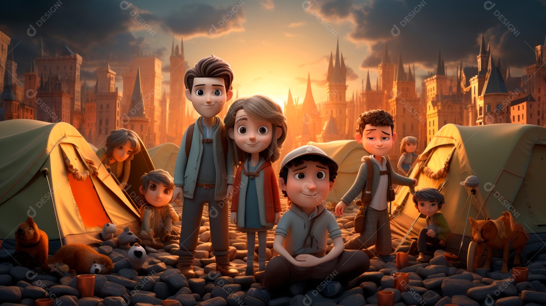 Dia Mundial do Refugiado, 20 de junho IA generativa.