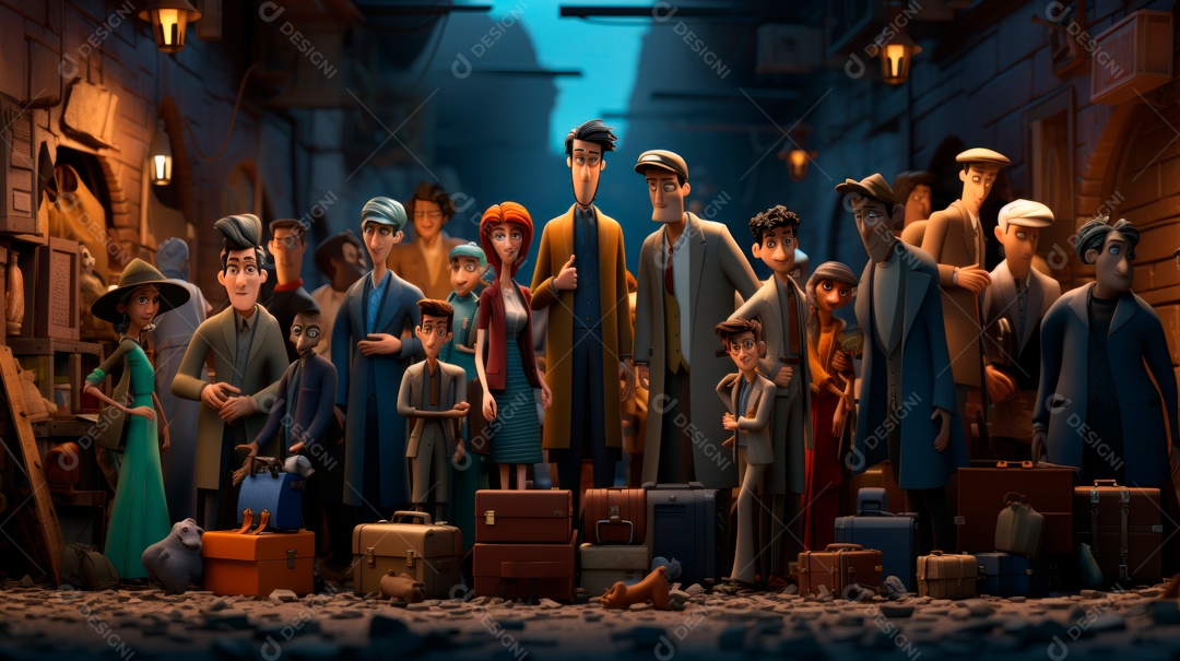 Dia Mundial do Refugiado, 20 de junho IA generativa.