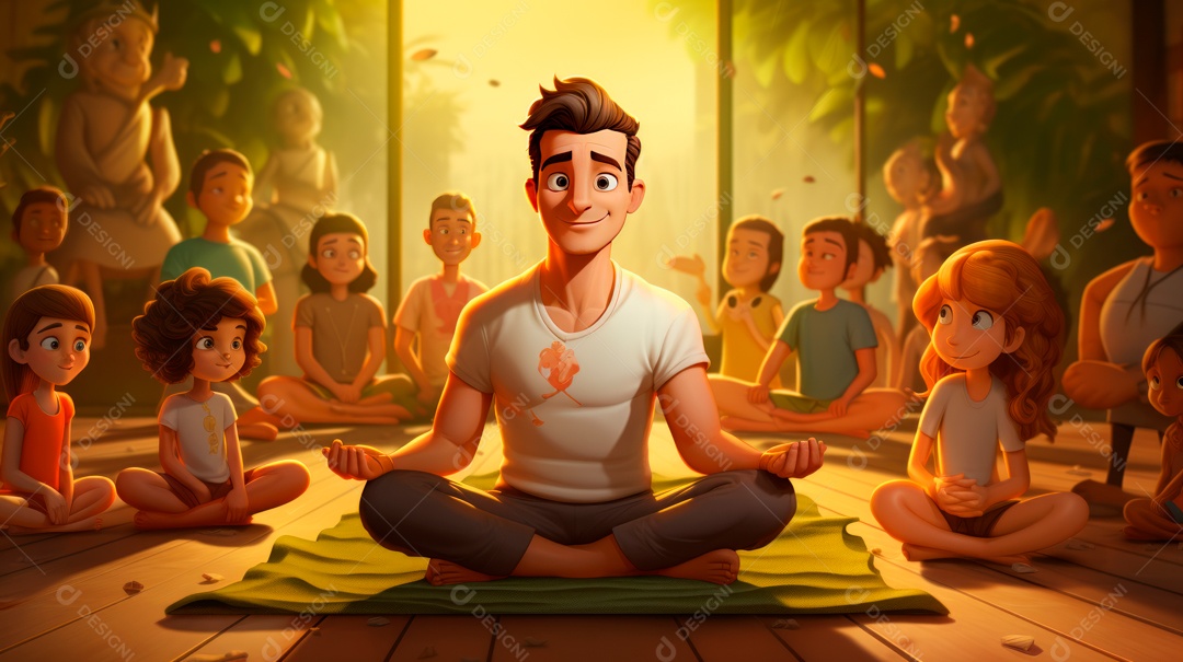 Dia Internacional do Ioga, 21 de junho IA generativa.