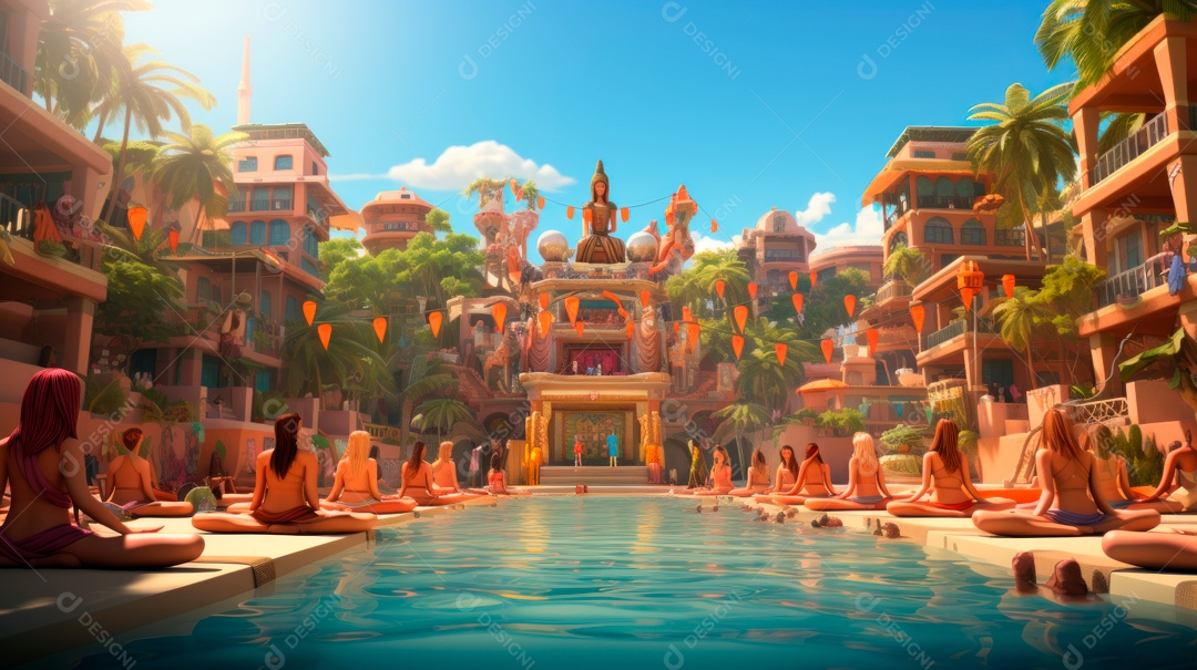 Dia Internacional do Ioga, 21 de junho IA generativa.