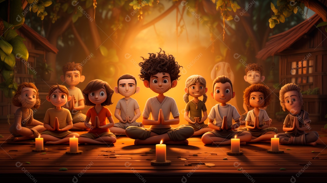 Dia Internacional do Ioga, 21 de junho IA generativa.