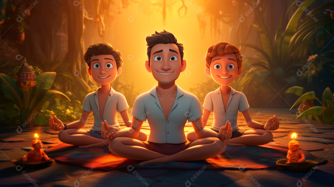 Dia Internacional do Ioga, 21 de junho IA generativa.