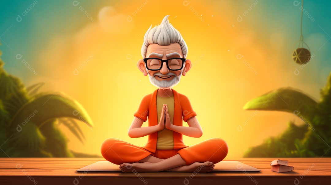 Dia Internacional do Ioga, 21 de junho IA generativa.