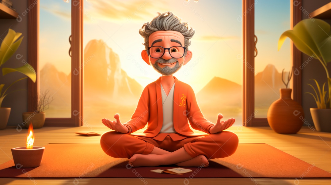 Dia Internacional do Ioga, 21 de junho IA generativa.