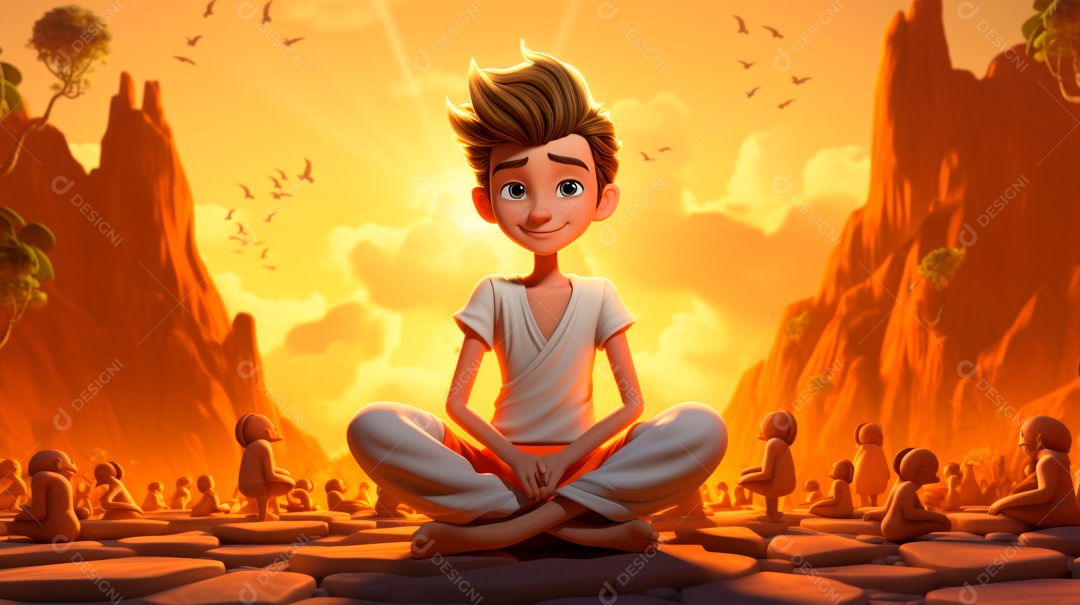 Dia Internacional do Ioga, 21 de junho IA generativa.