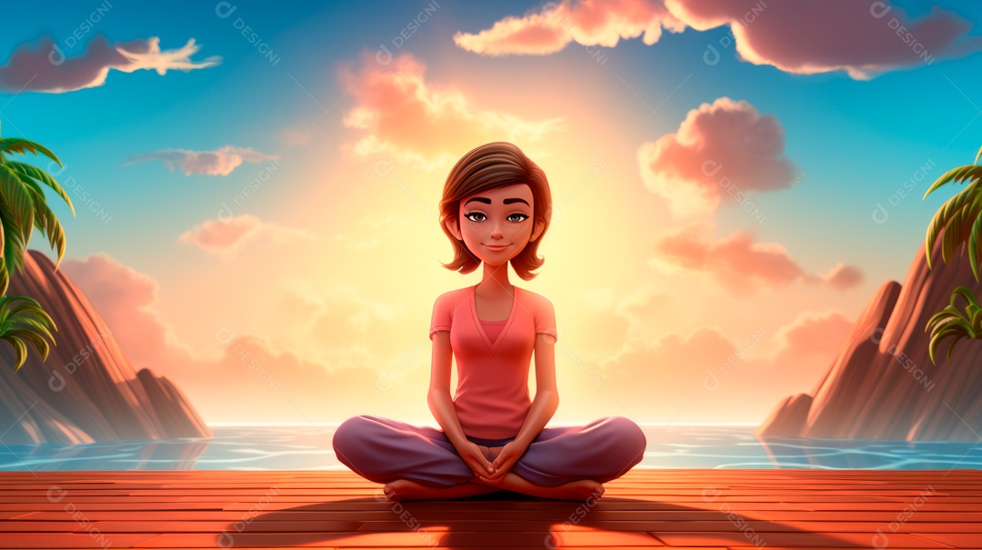 Dia Internacional do Ioga, 21 de junho IA generativa.