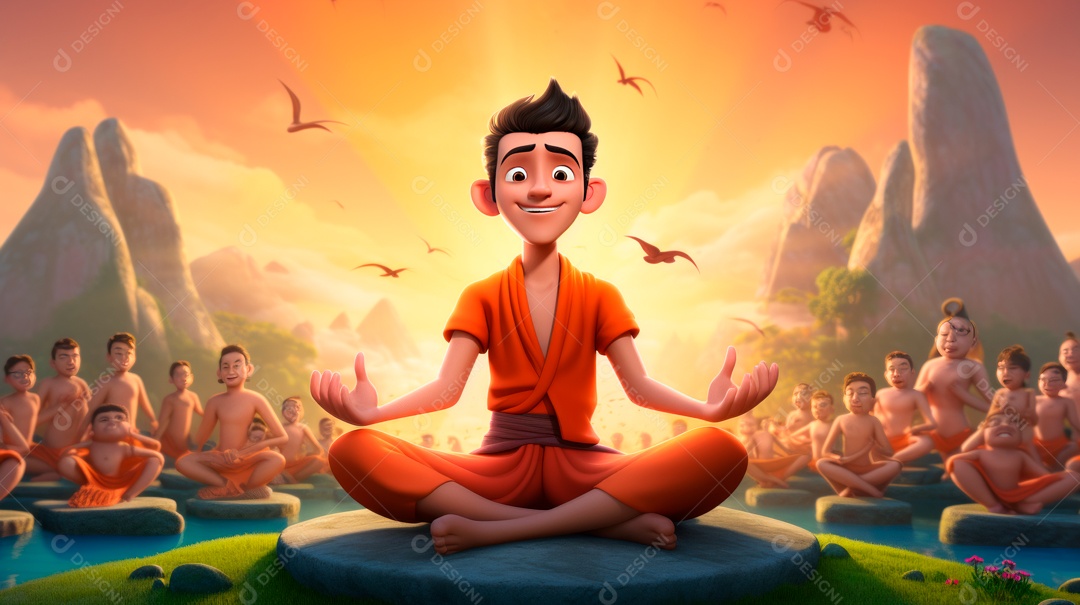 Dia Internacional do Ioga, 21 de junho IA generativa.