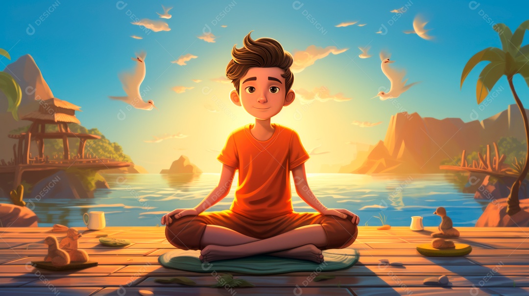 Dia Internacional do Ioga, 21 de junho IA generativa.