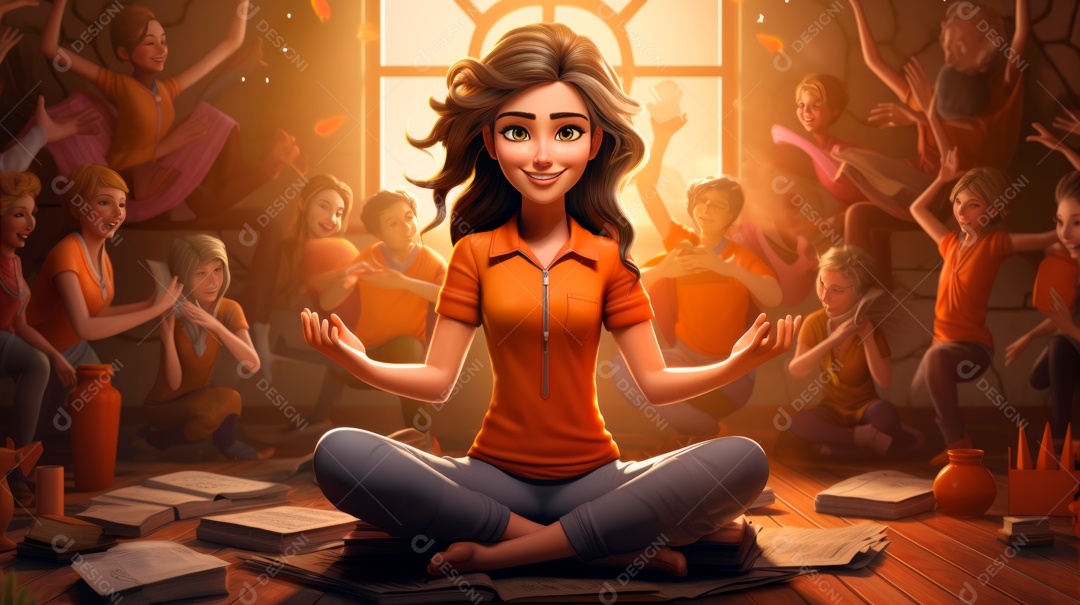 Dia Internacional do Ioga, 21 de junho IA generativa.