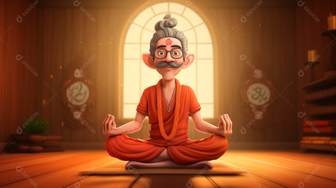 Dia Internacional do Ioga, 21 de junho IA generativa.