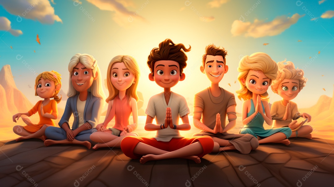 Dia Internacional do Ioga, 21 de junho IA generativa.