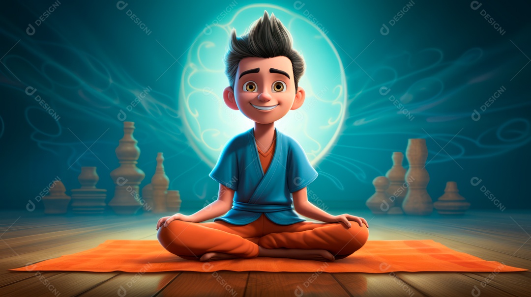 Dia Internacional do Ioga, 21 de junho IA generativa.