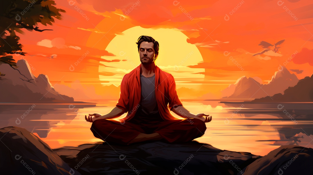 Dia Internacional do Ioga, 21 de junho IA generativa.