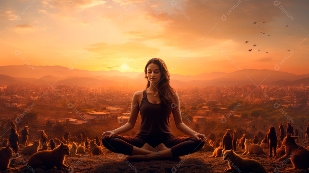 Dia Internacional do Ioga, 21 de junho IA generativa.