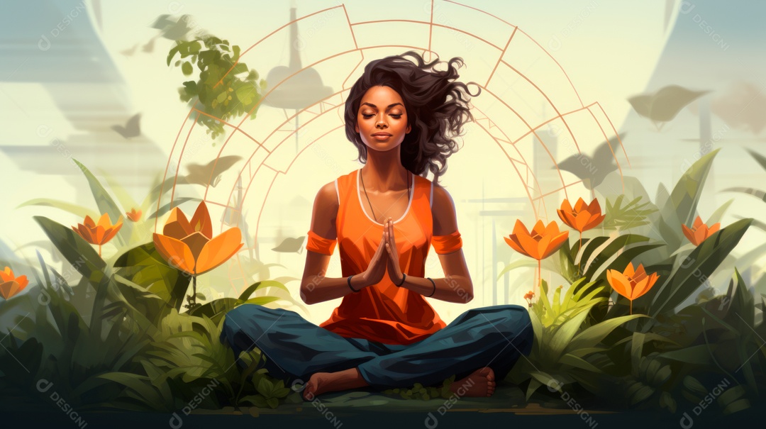 Dia Internacional do Ioga, 21 de junho IA generativa.