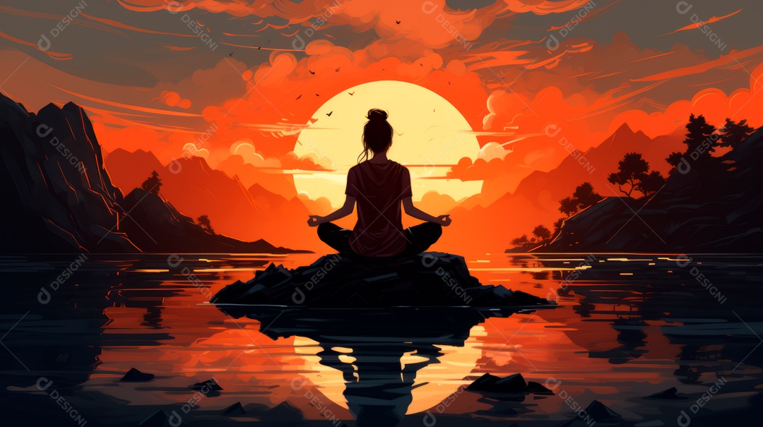 Dia Internacional do Ioga, 21 de junho IA generativa.