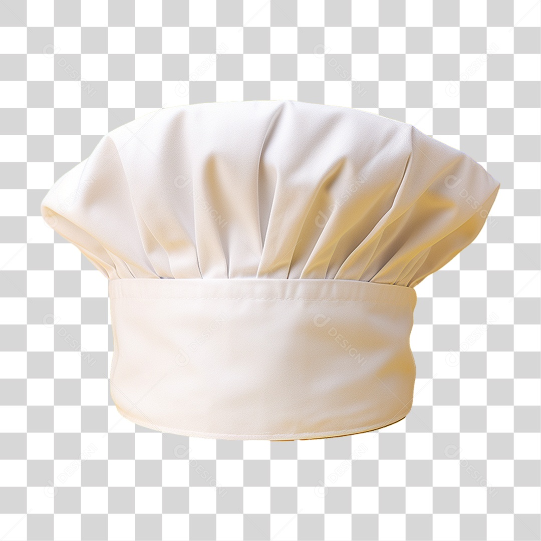 Elemento 3D Chapéu Chef de Cozinha PNG Transparente