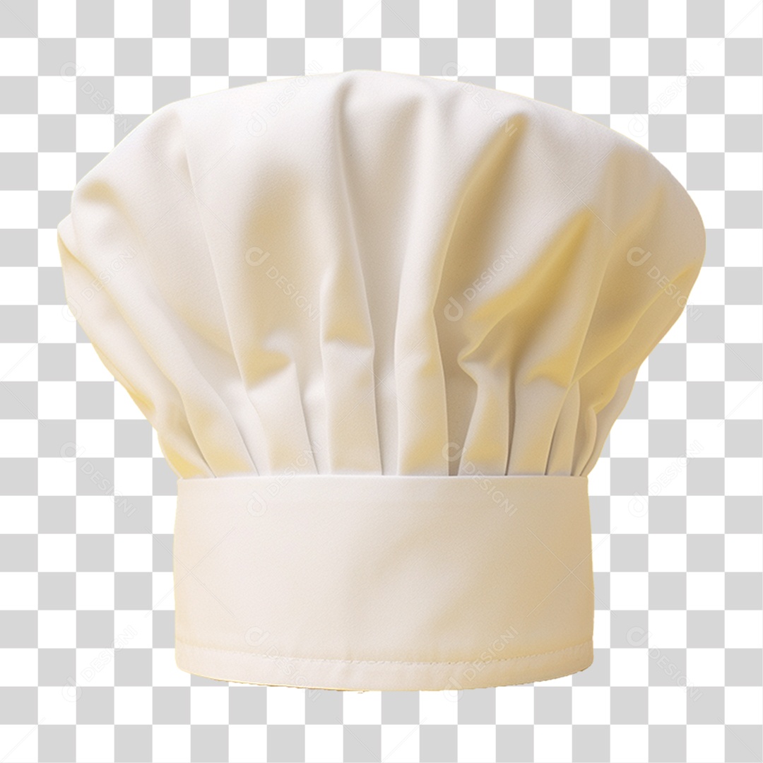 Elemento 3D Chapéu Chef de Cozinha PNG Transparente