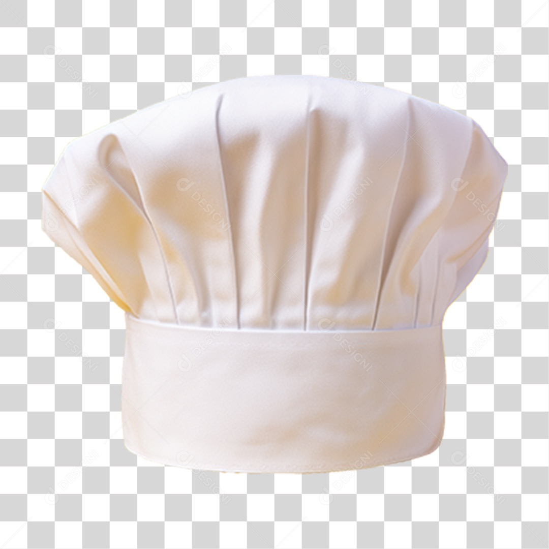 Elemento 3D Chapéu Chef de Cozinha PNG Transparente