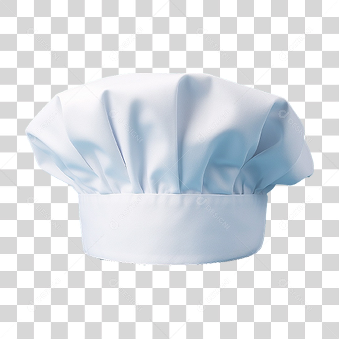 Elemento 3D Chapéu Chef de Cozinha PNG Transparente