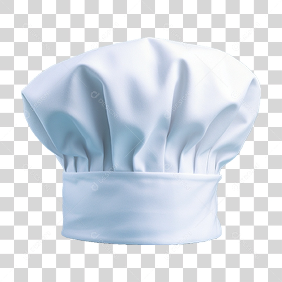 Elemento 3D Chapéu Chef de Cozinha PNG Transparente