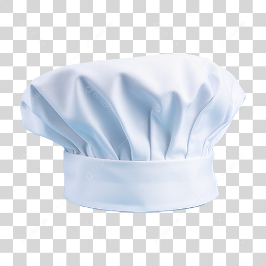 Elemento 3D Chapéu Chef de Cozinha PNG Transparente