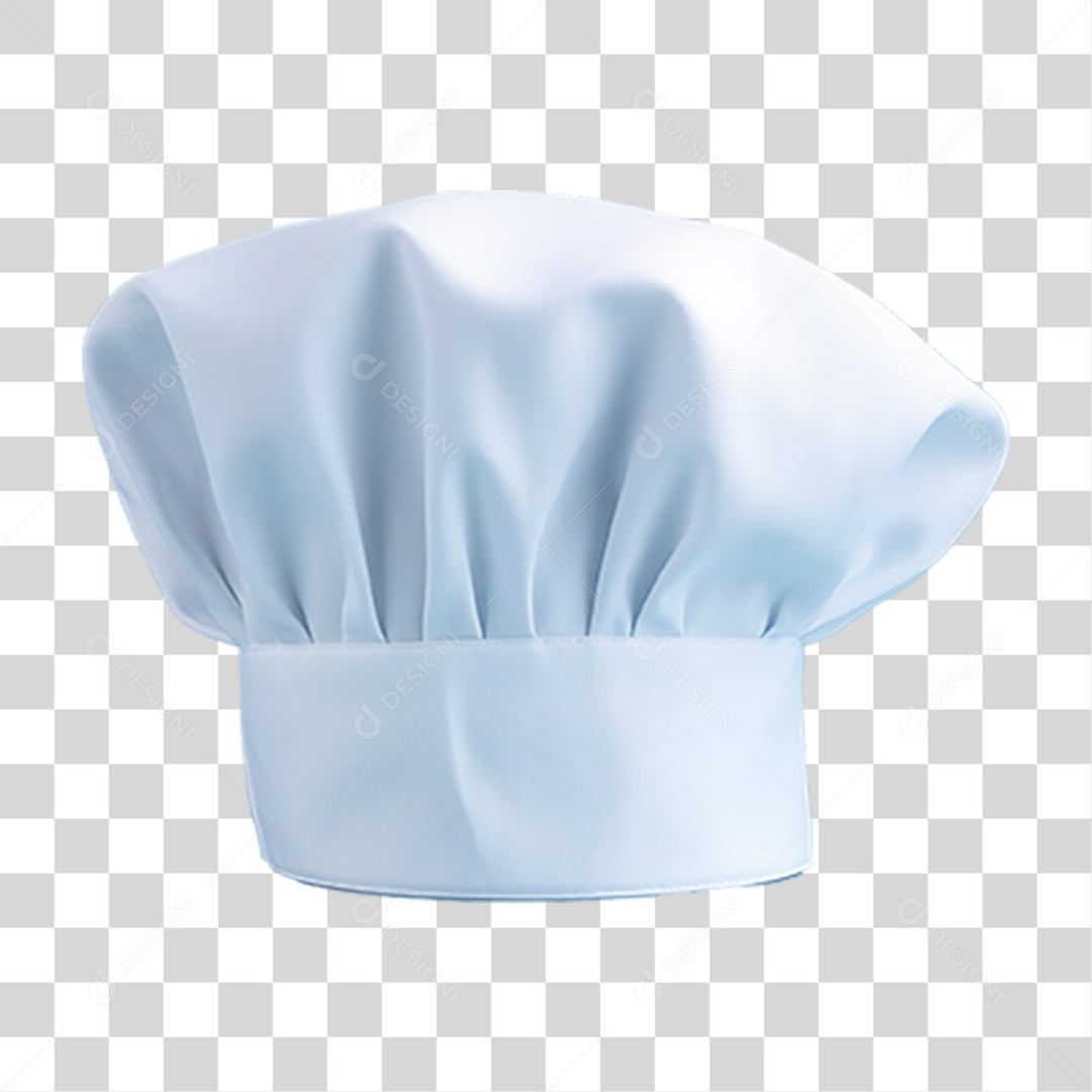 Elemento 3D Chapéu Chef de Cozinha PNG Transparente