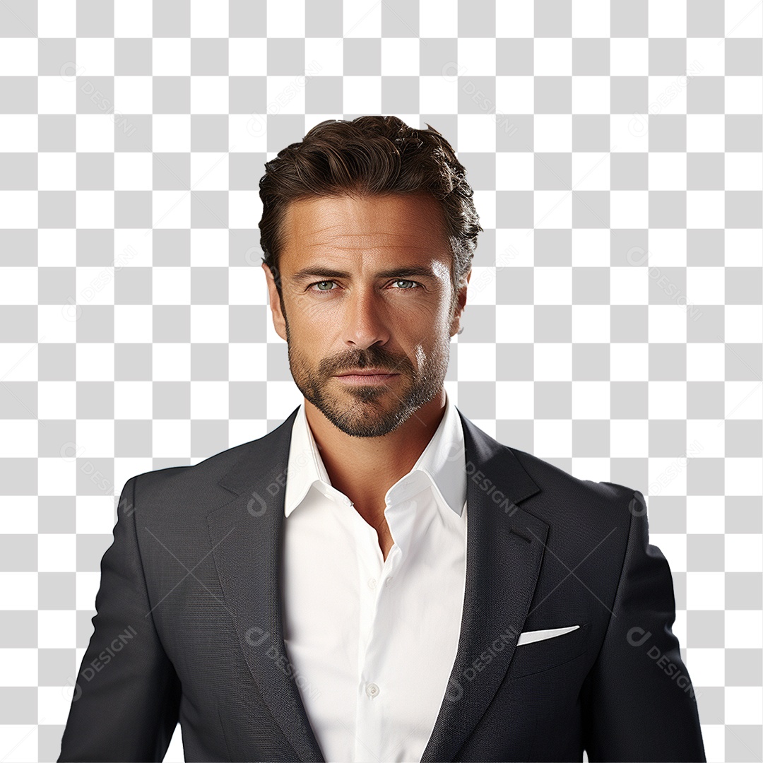 Homem Empresário de Terno PNG Transparente