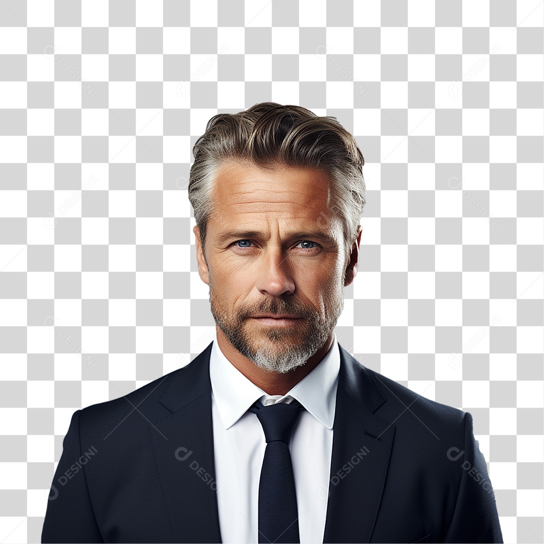 Homem Empresário de Terno PNG Transparente