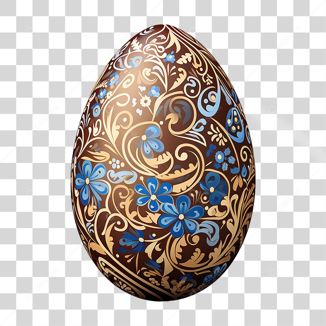 Elemento 3D Ovos da Páscoa PNG Transparente