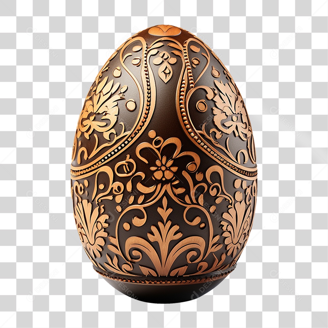 Elemento 3D Ovos da Páscoa PNG Transparente
