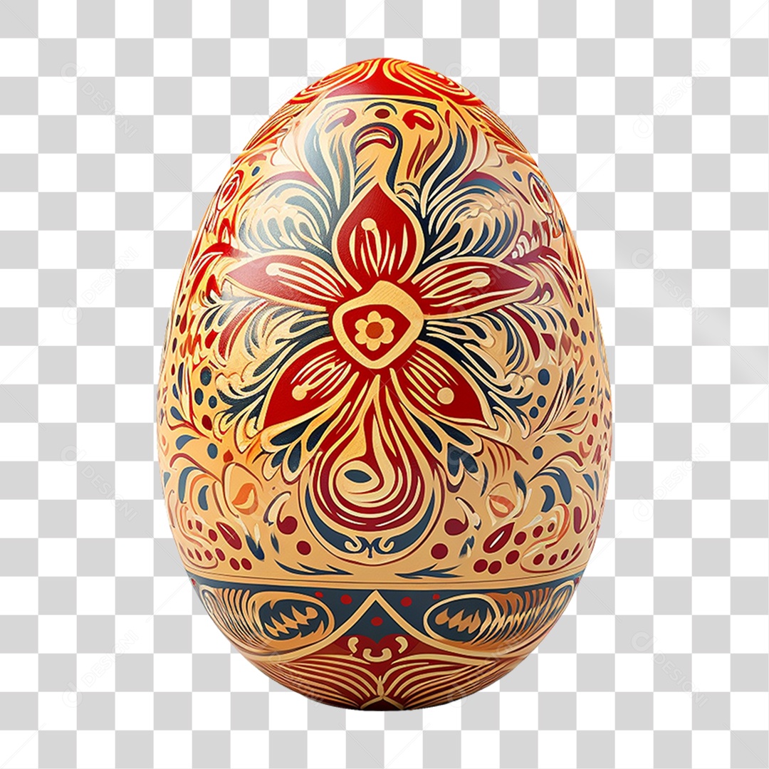 Elemento 3D Ovos da Páscoa PNG Transparente