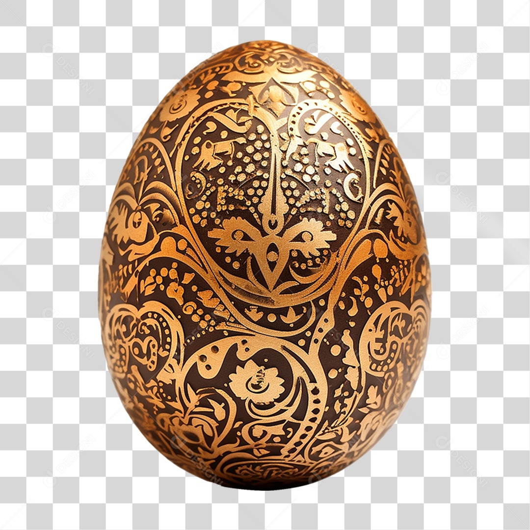 Elemento 3D Ovos da Páscoa PNG Transparente