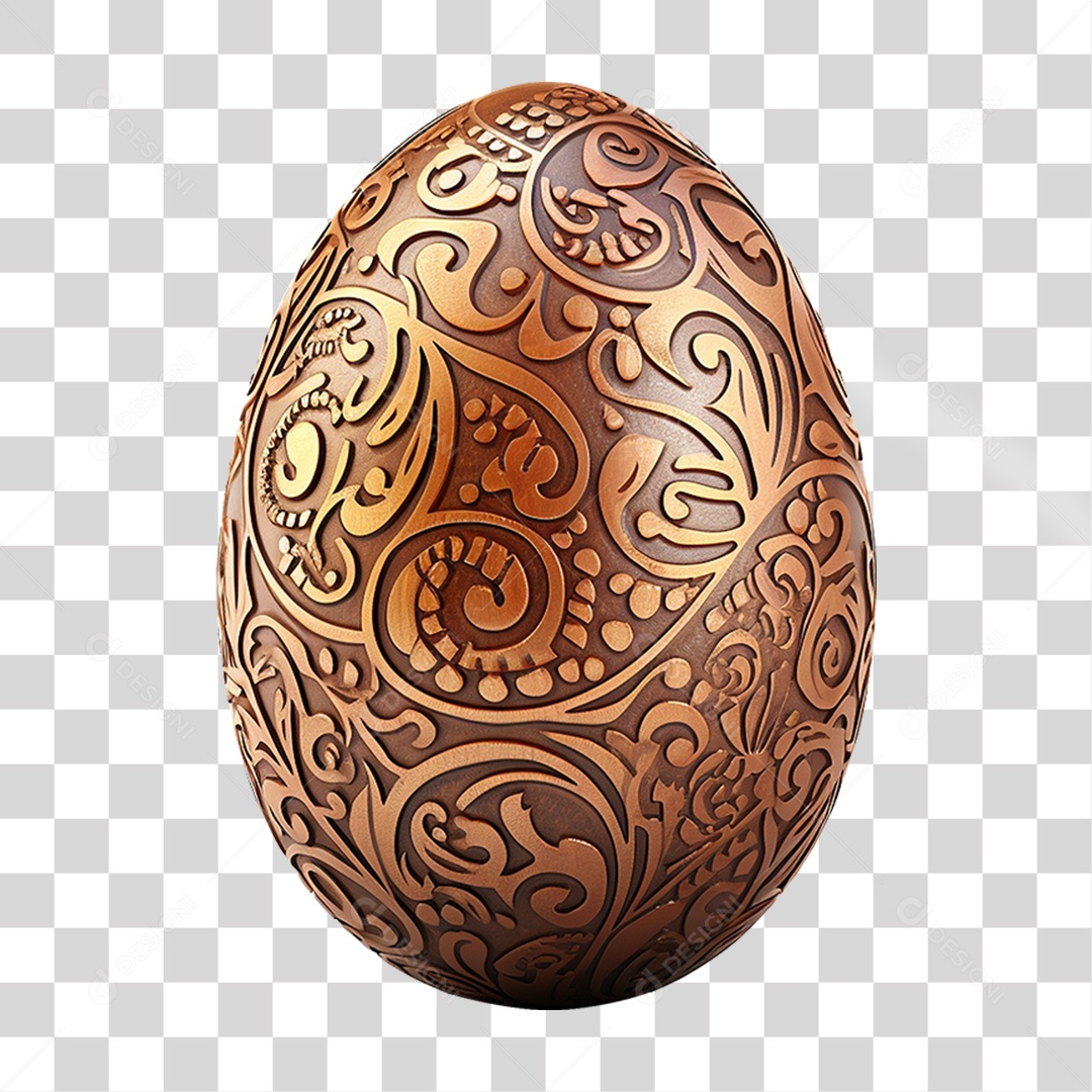 Elemento 3D Ovos da Páscoa PNG Transparente