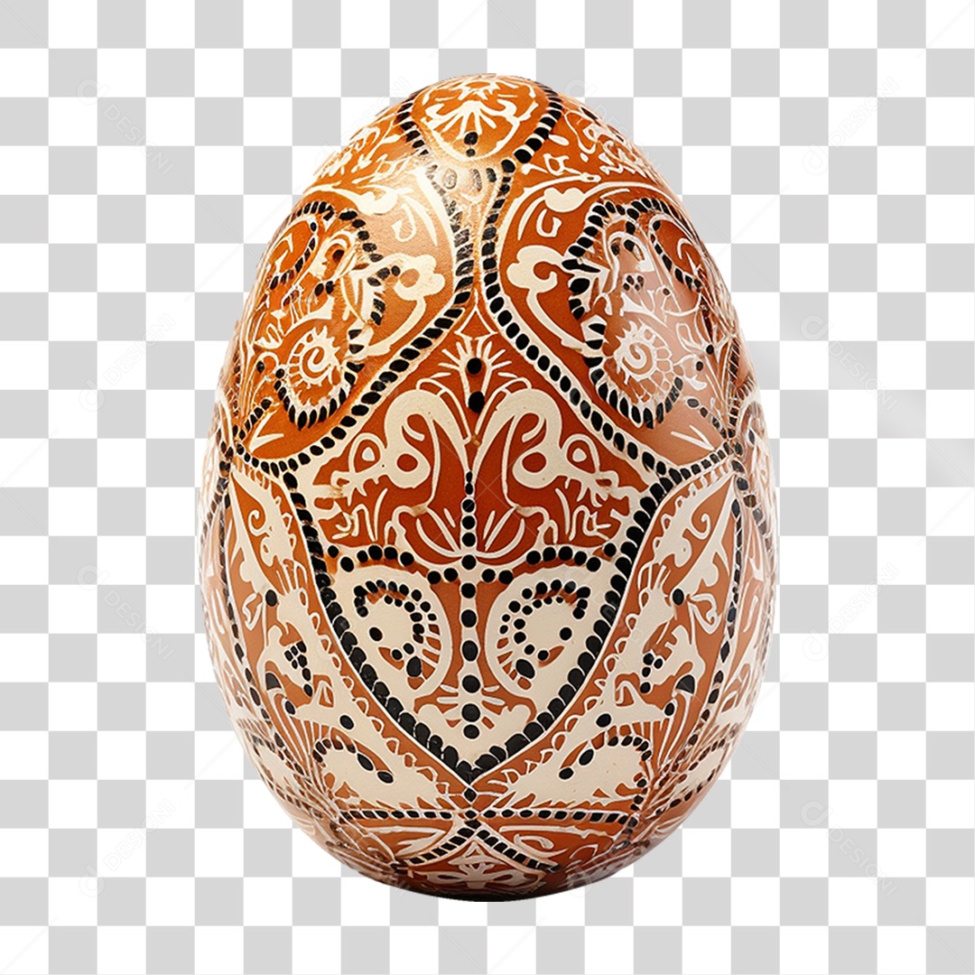 Elemento 3D Ovos da Páscoa PNG Transparente
