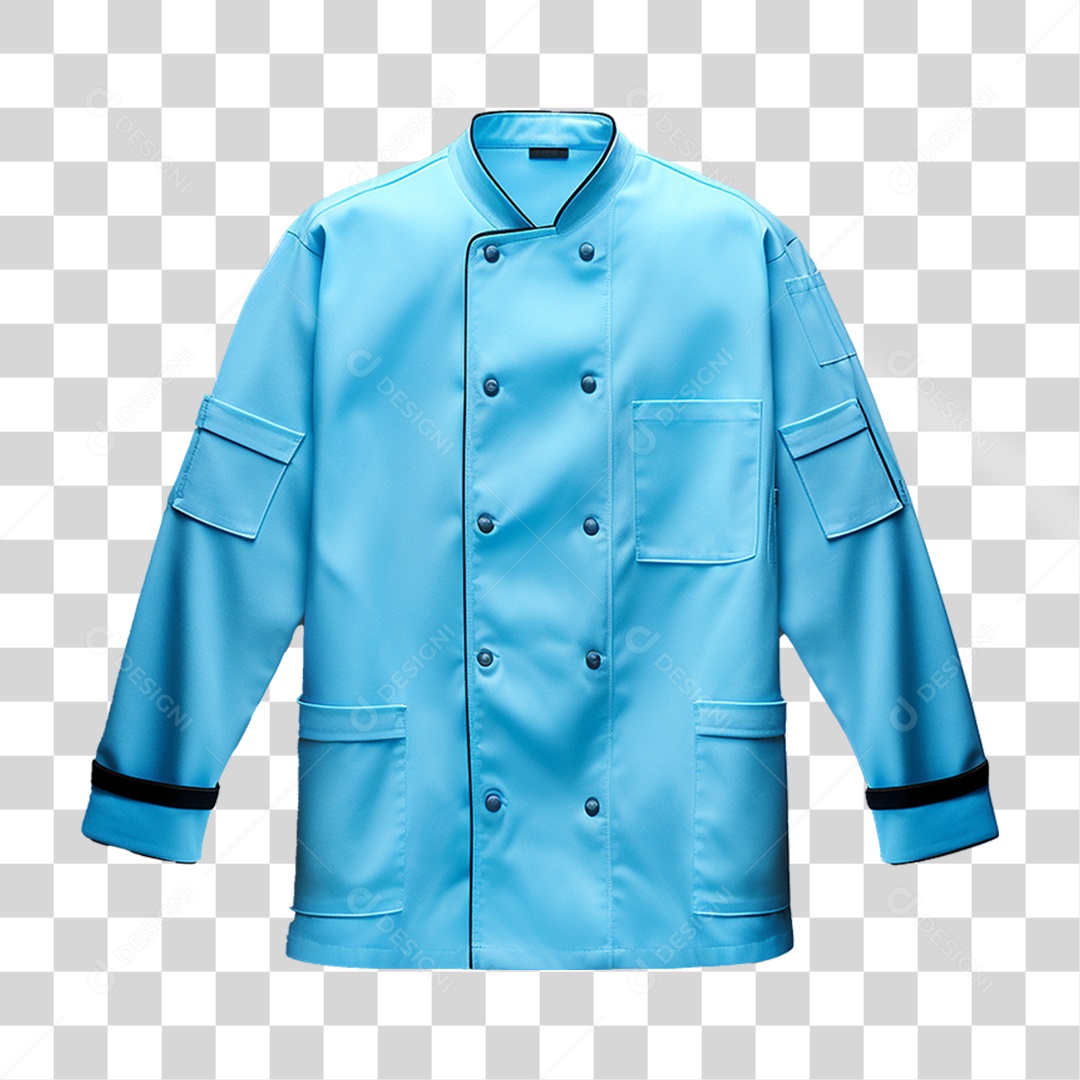 Elemento 3D Jaqueta Chef de Cozinha PNG Transparente