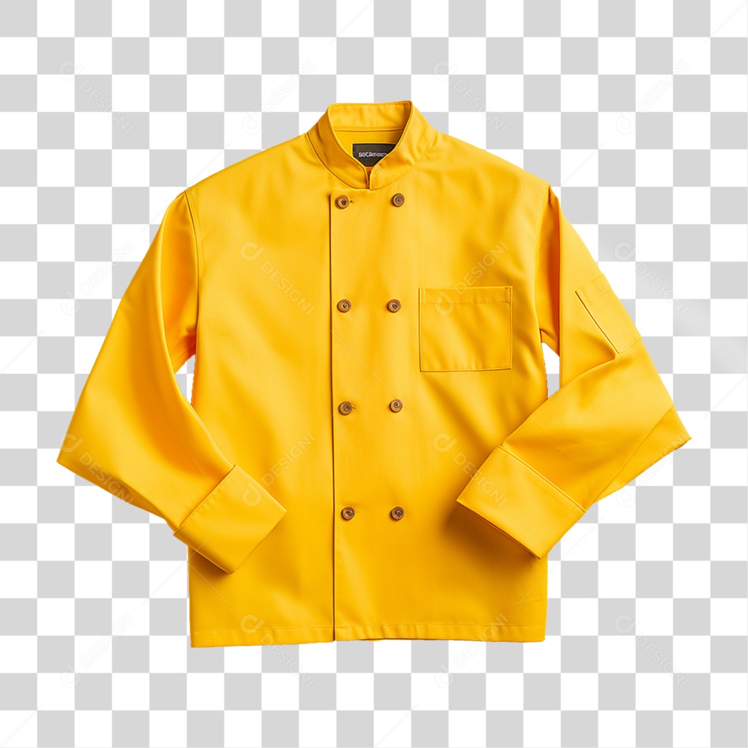 Elemento 3D Jaqueta Chef de Cozinha PNG Transparente