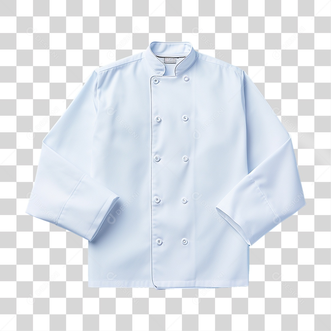 Elemento 3D Jaqueta Chef de Cozinha PNG Transparente