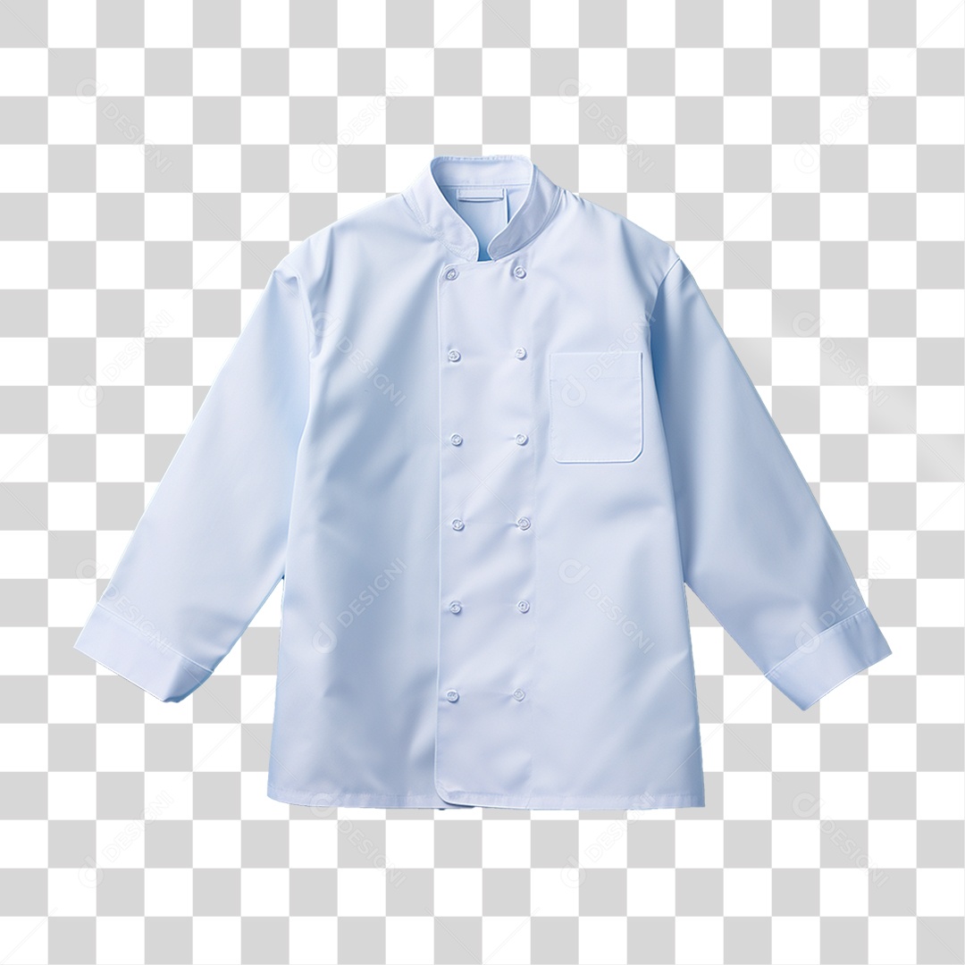 Elemento 3D Jaqueta Chef de Cozinha PNG Transparente