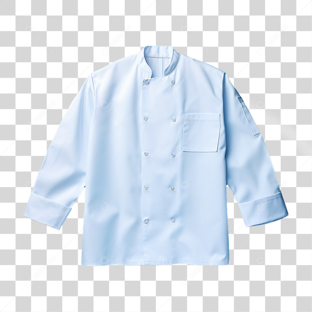 Elemento 3D Jaqueta Chef de Cozinha PNG Transparente